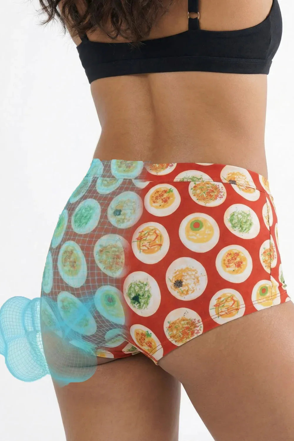 The Eggstasy | Deviled Egg Fart Proof Boyshort Underwear - Shinesty - Flyclothing LLC