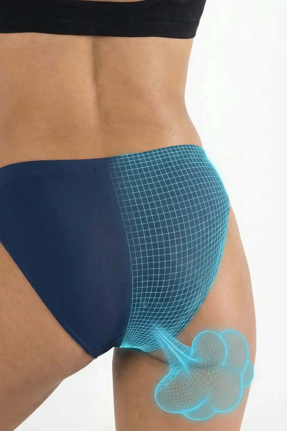 The Big Blue | Navy Fart Proof Bikini Underwear - Shinesty - Flyclothing LLC