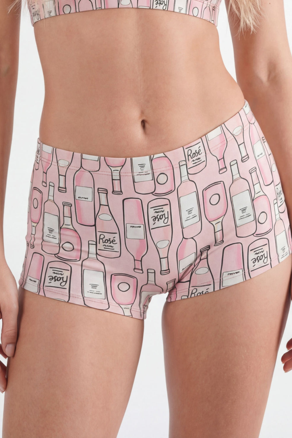 The All Day | Rosé Wine Modal Boyshort Underwear