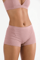 The Bell Pep | Red Chambray Modal Boyshort Underwear - Shinesty - Flyclothing LLC