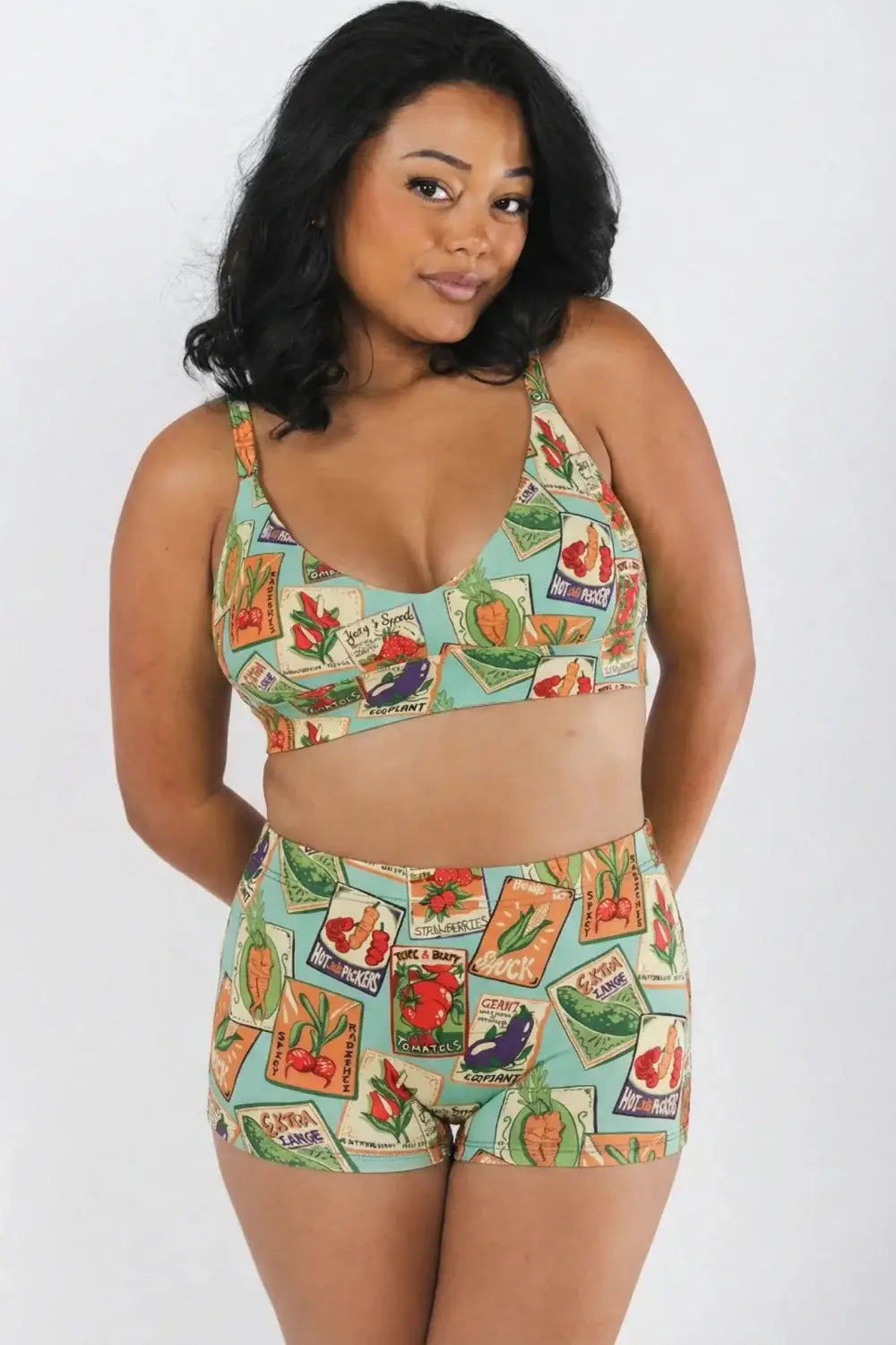 The Need For Seed | Seed Packet Boob Hammock™ Plunge Bralette - Shinesty - Flyclothing LLC