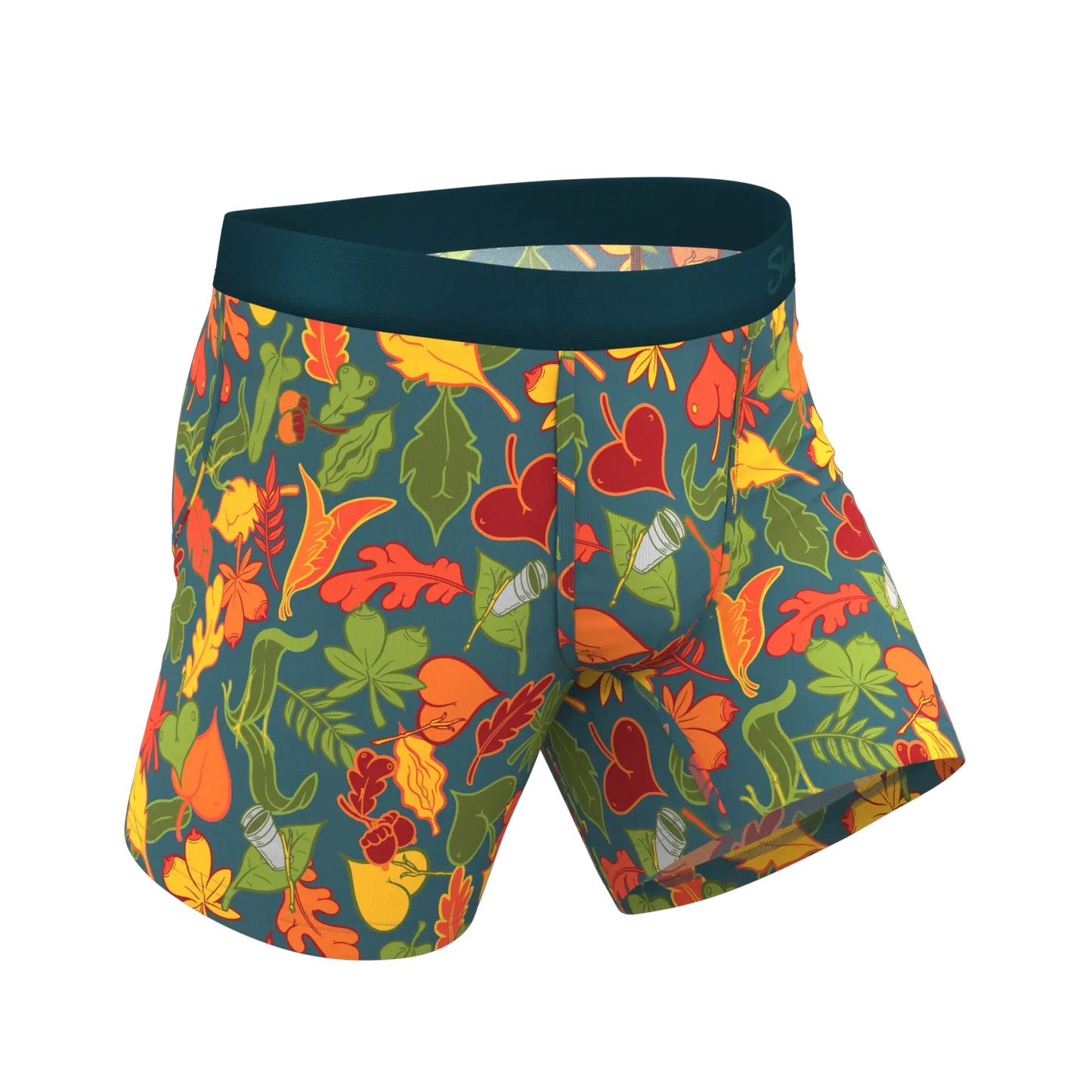 The Leaf Peeps | Naughty Leaves Ball Hammock® Pouch Underwear - Shinesty - Flyclothing LLC