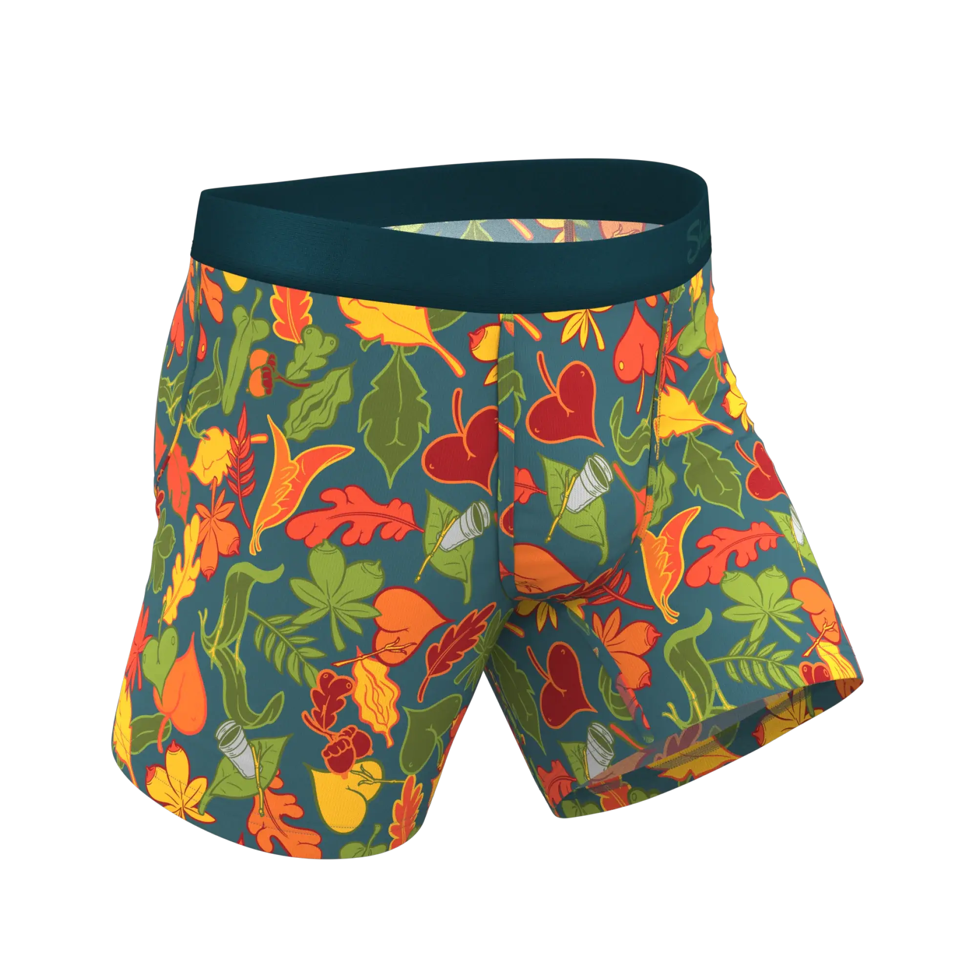 The Leaf Peeps | Naughty Leaves Ball Hammock® Pouch Underwear - Shinesty - Flyclothing LLC
