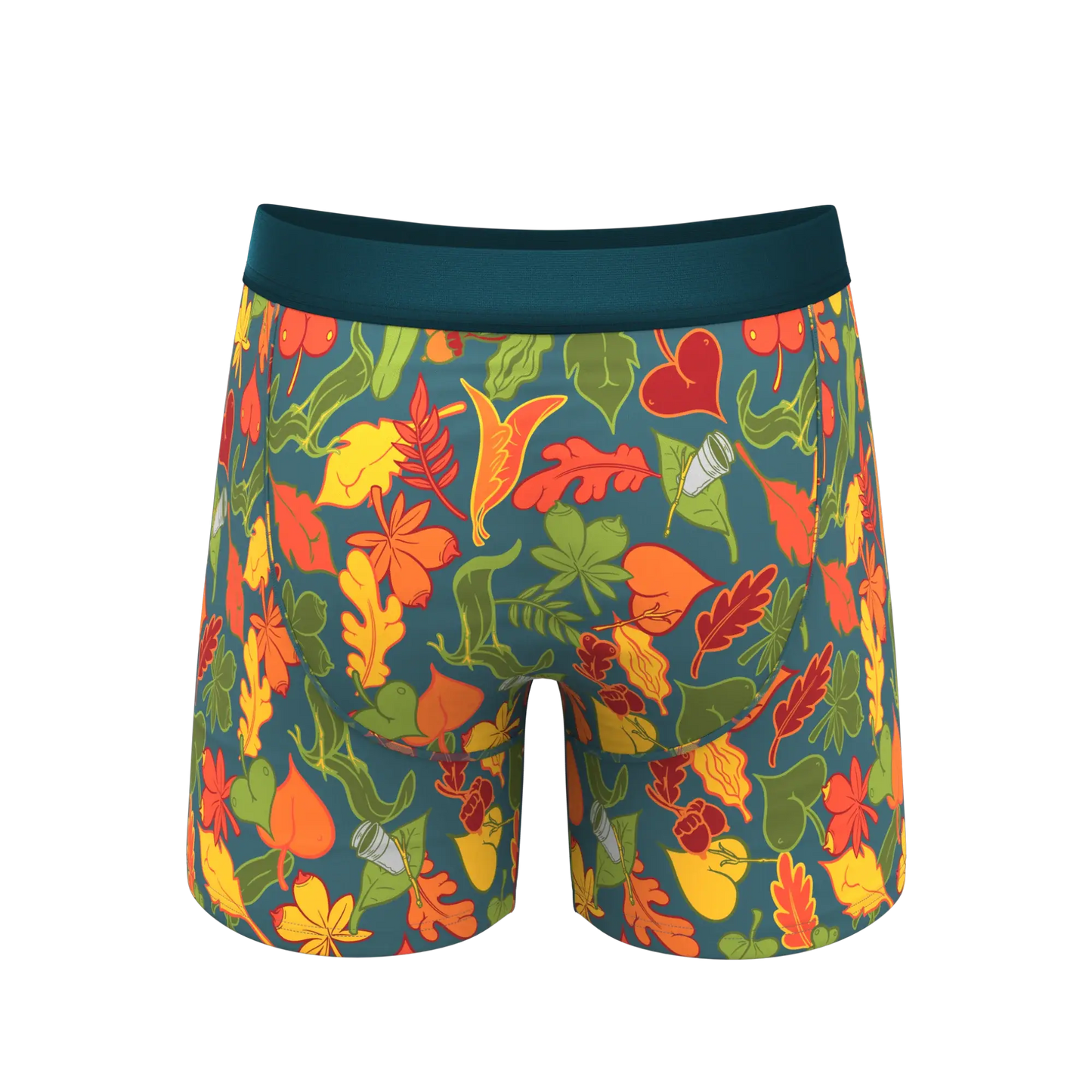 The Leaf Peeps | Naughty Leaves Ball Hammock® Pouch Underwear - Shinesty - Flyclothing LLC