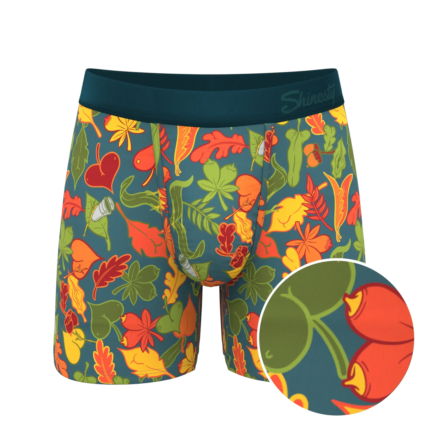 The Leaf Peeps | Naughty Leaves Ball Hammock® Pouch Underwear - Shinesty - Flyclothing LLC