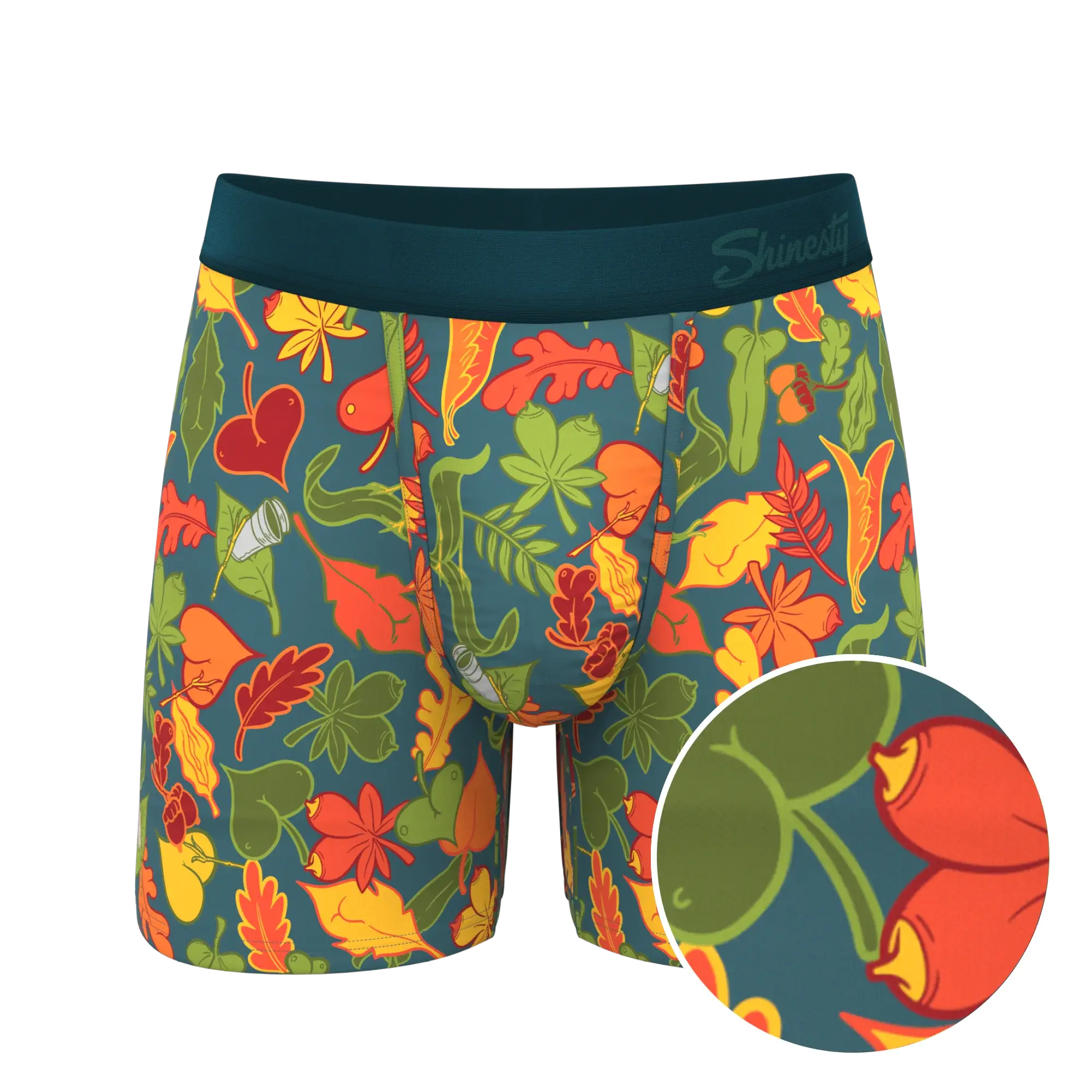 The Leaf Peeps | Naughty Leaves Ball Hammock® Pouch Underwear - Shinesty - Flyclothing LLC