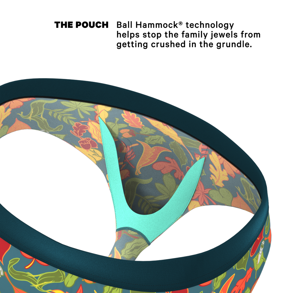 The Leaf Peeps | Naughty Leaves Ball Hammock® Pouch Underwear Briefs - Shinesty - Flyclothing LLC