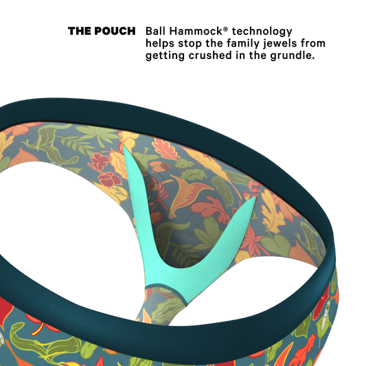 The Leaf Peeps | Naughty Leaves Ball Hammock® Pouch Underwear Briefs - Shinesty - Flyclothing LLC