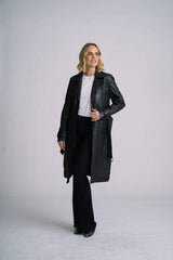 Leah CF Leather Trench - mauritiusleather - Flyclothing LLC