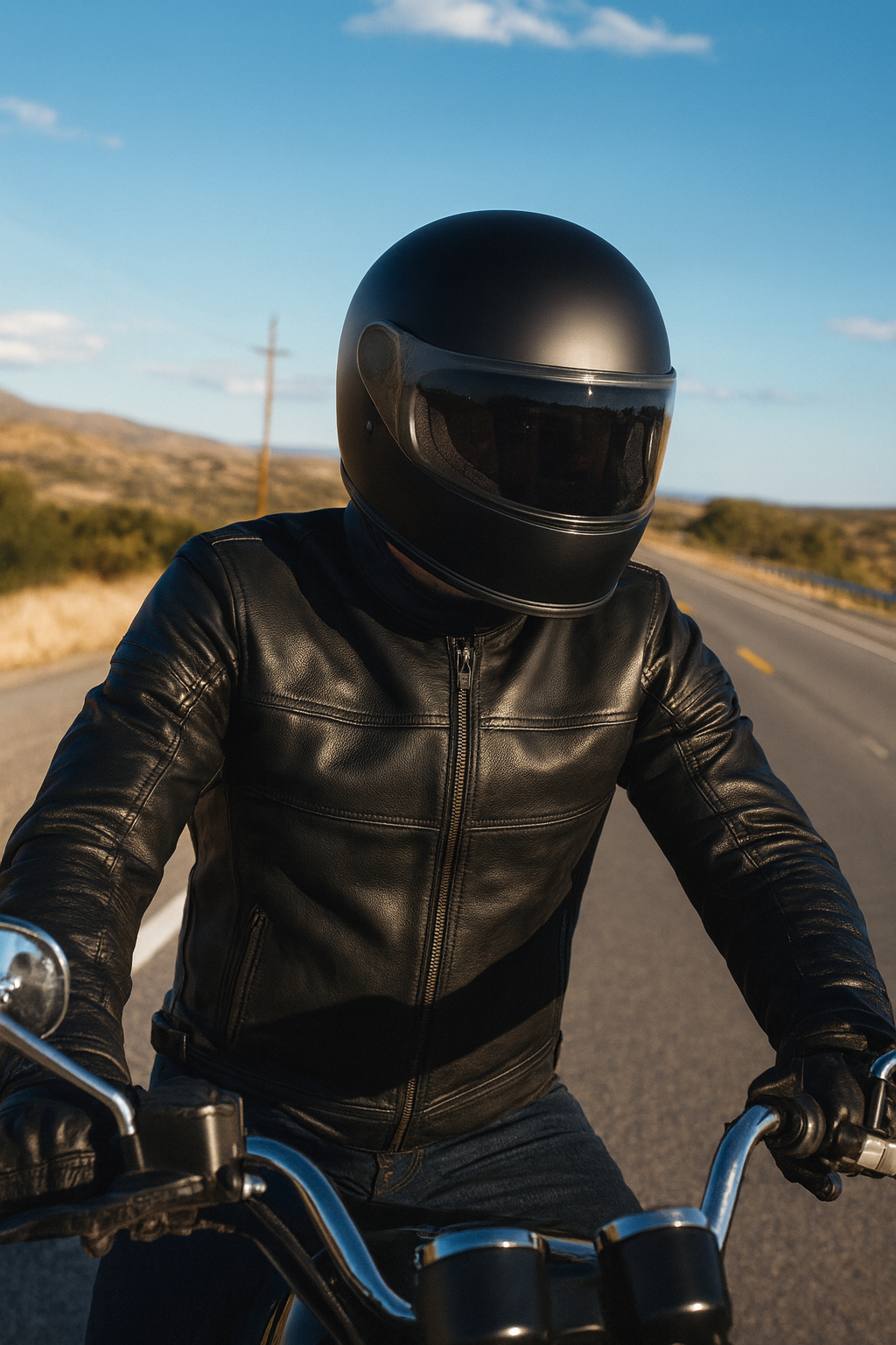 Pioneer - Mens Premium Leather Jacket - Unik Just for Bikers - Flyclothing LLC