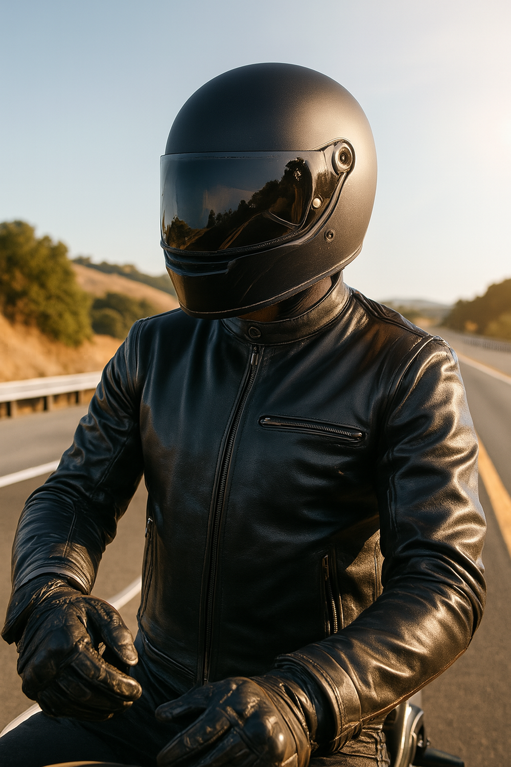 Icon - Mens Ultra Leather Jacket - Unik Just for Bikers - Flyclothing LLC