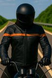 Blaze - Mens Premium Leather Jacket - Unik Just for Bikers - Flyclothing LLC