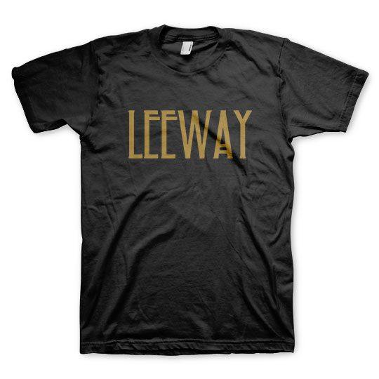Leeway Gold Text T-Shirt - Leeway