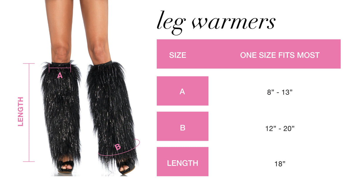 Kira Furry Leg Warmers - Leg Avenue - Flyclothing LLC