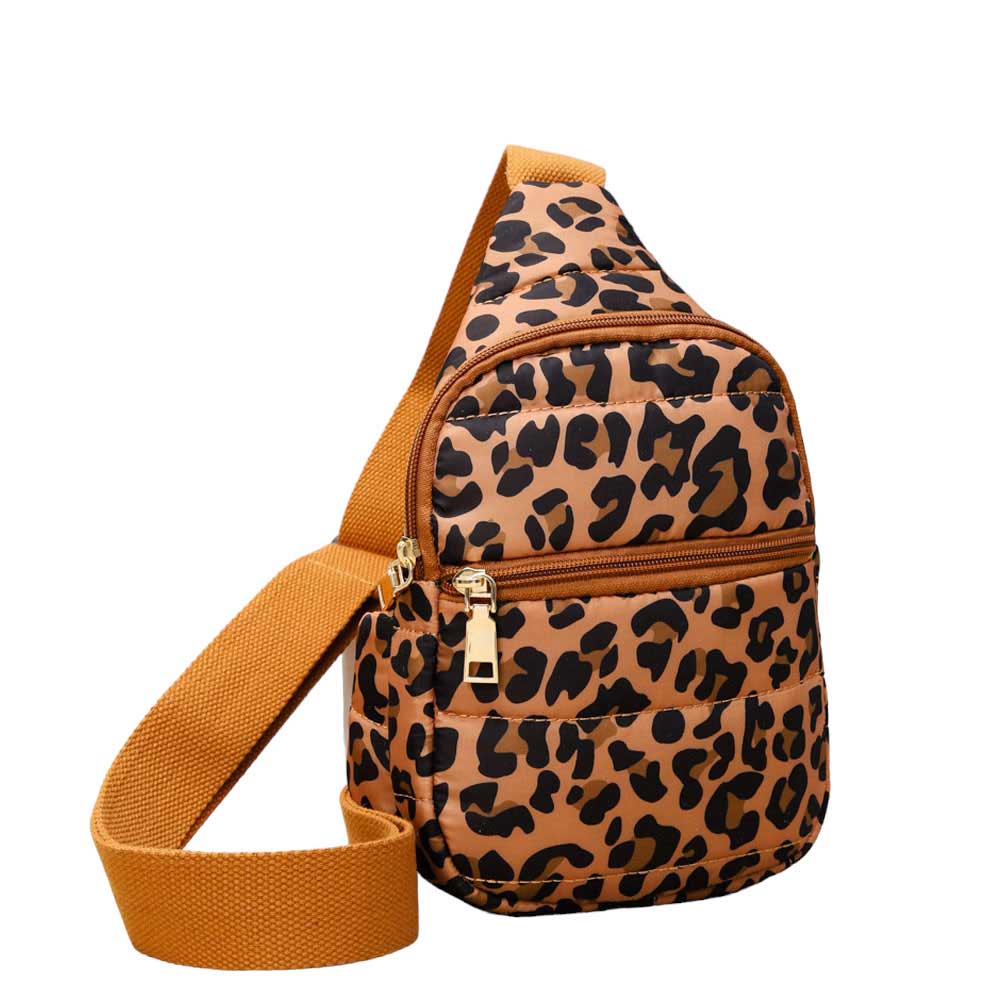 Solid Puffer Mini Sling Bag - Madeline Love - Flyclothing LLC
