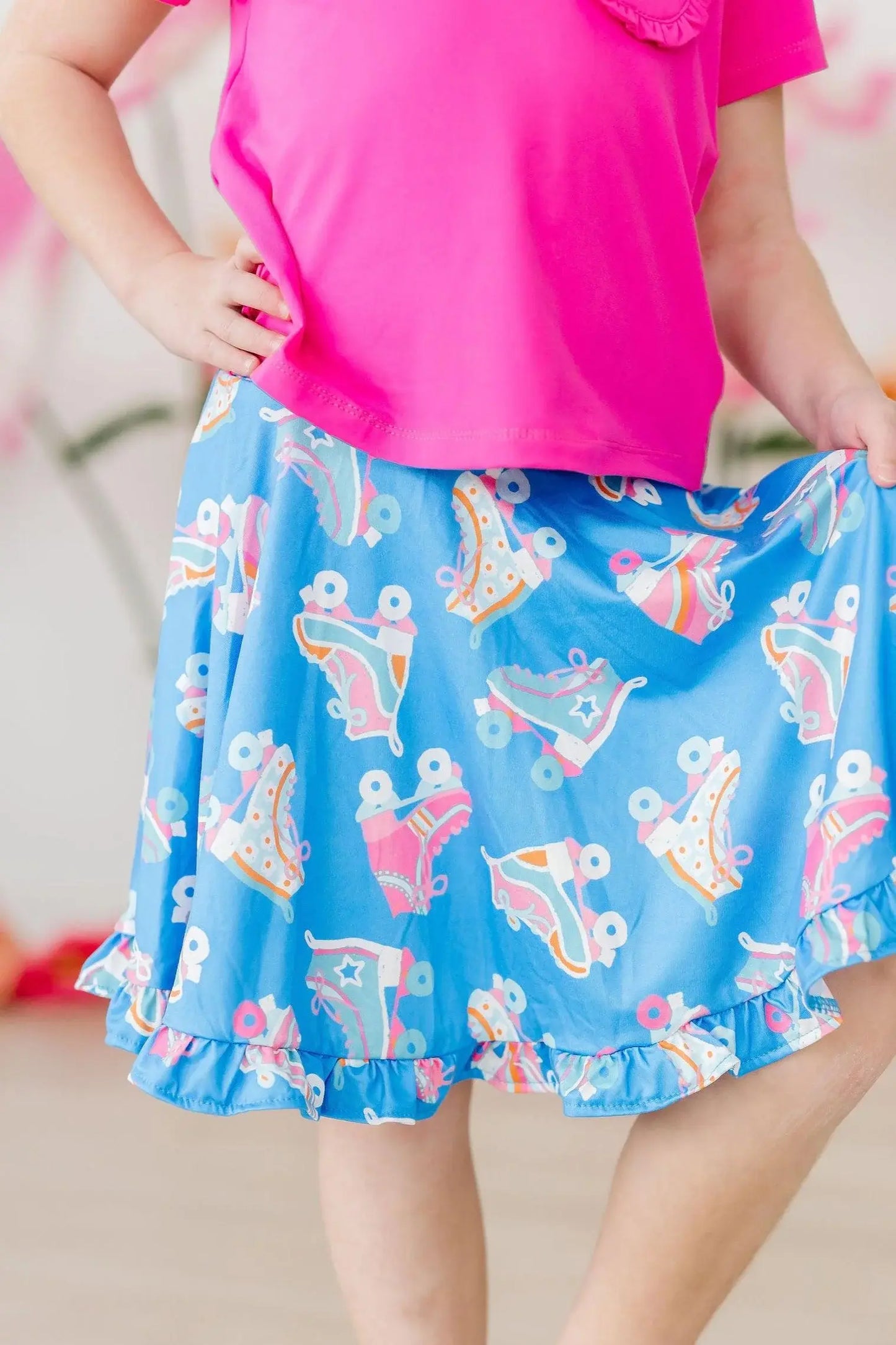 Let the Good Times Roll Ruffle Twirl Skort - Mila & Rose ® - Flyclothing LLC