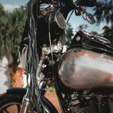 Black Leather Lever Covers - Unik Just for Bikers - Flyclothing LLC