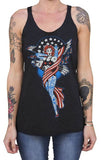 Black Market Art Company Liberty Women's Unfinished Racer Back Tank Top