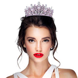 Teardrop Marquise Stone Accented Crown Tiara - Madeline Love - Flyclothing LLC