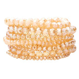 9PCS Faceted Bead Stretch Bracelets - Madeline Love - Flyclothing LLC
