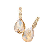 Teardrop Stone Evening Earrings - Madeline Love - Flyclothing LLC