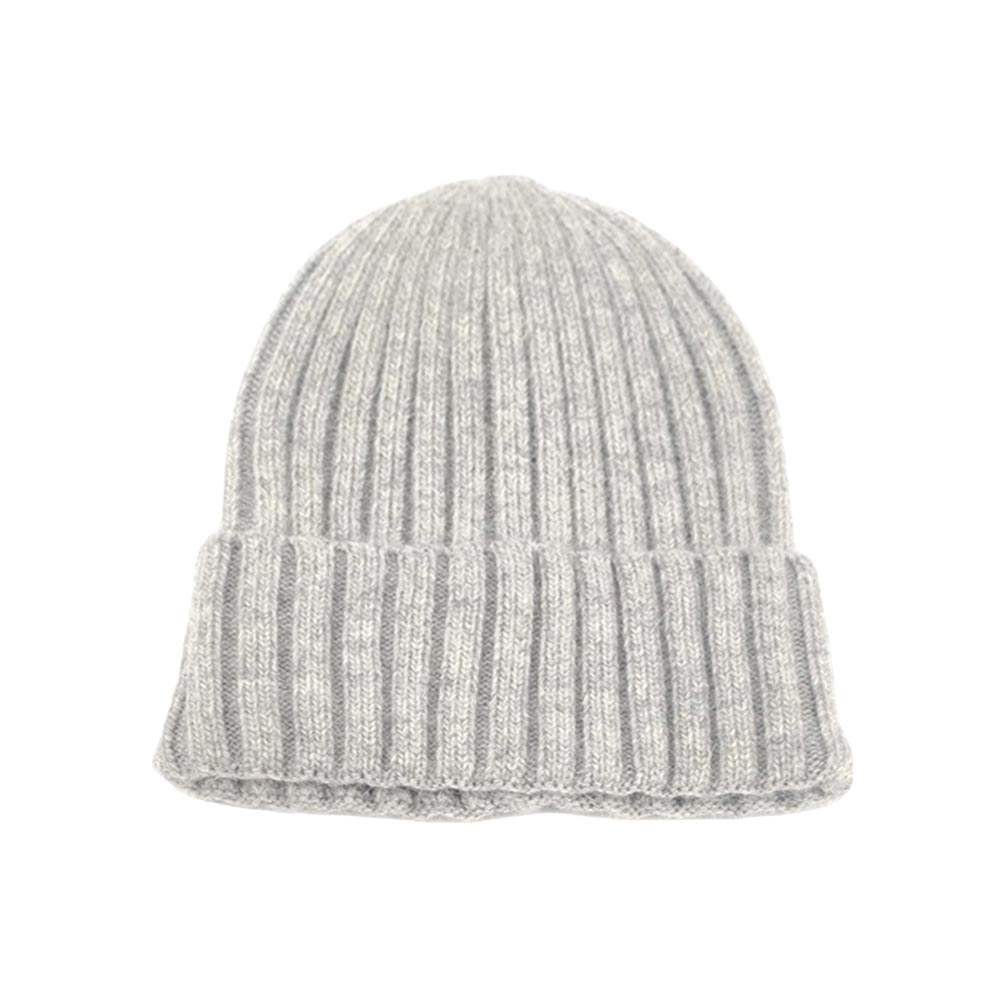 Beautiful Solid Knit Beanie Hat - Madeline Love - Flyclothing LLC