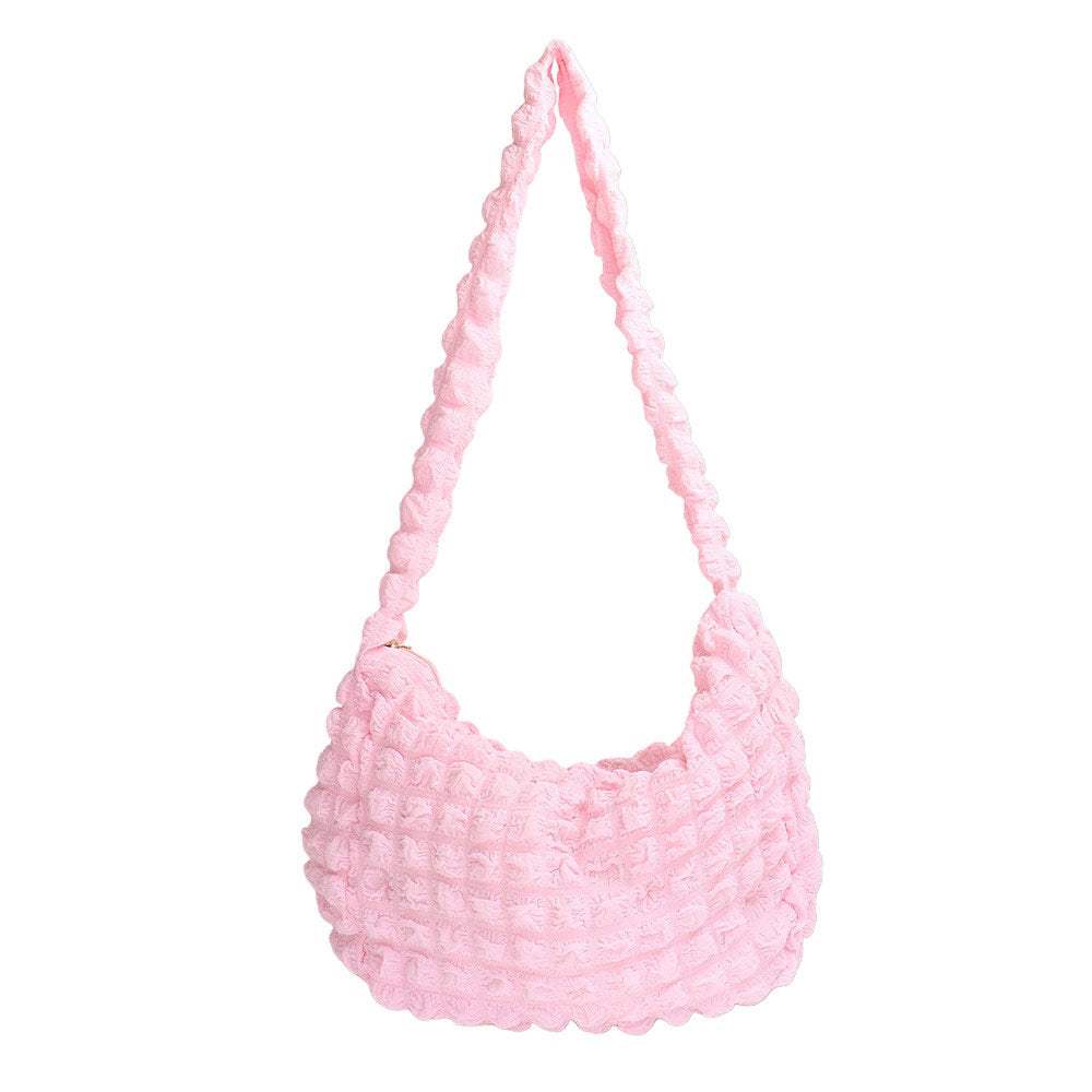 Fuzzy Lightweight Cloud Shoulder Bag - Madeline Love - Flyclothing LLC