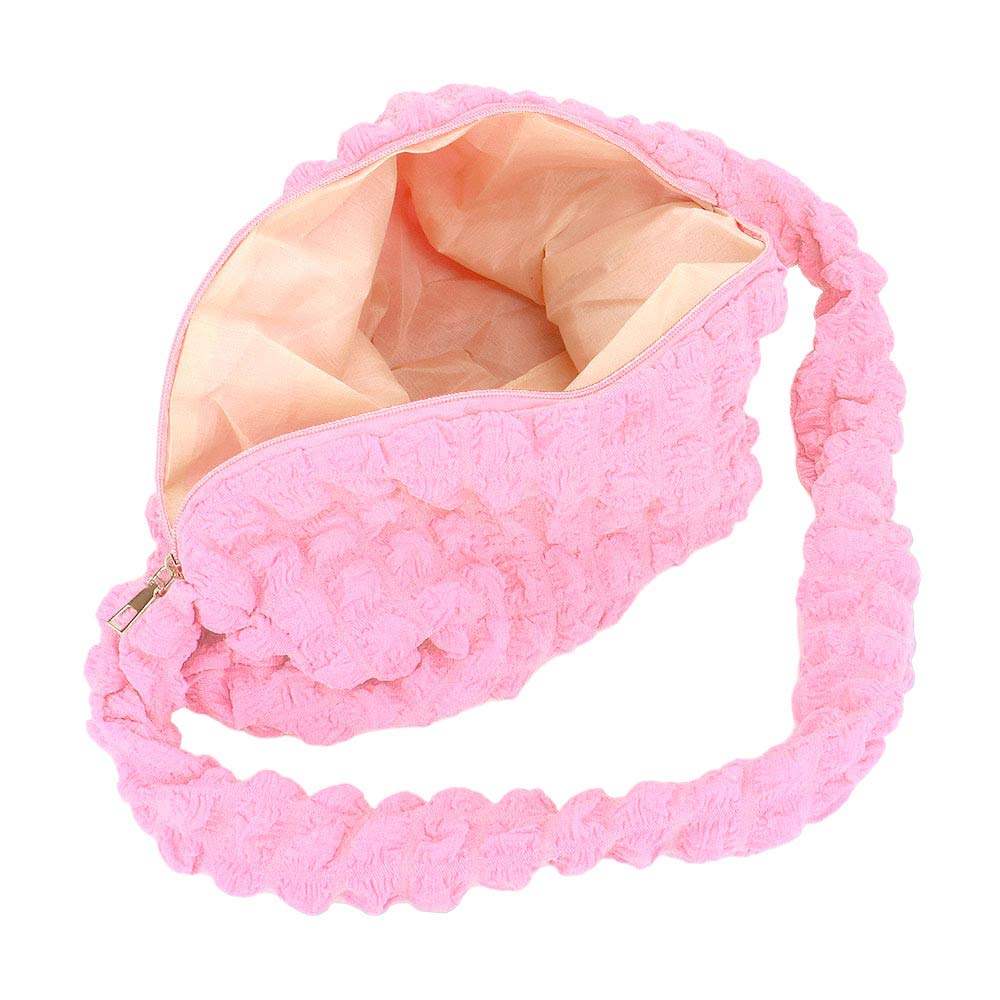 Fuzzy Lightweight Cloud Shoulder Bag - Madeline Love - Flyclothing LLC