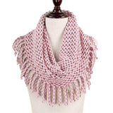 Mini Tube Fringe Scarf - Madeline Love - Flyclothing LLC