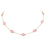Quatrefoil Station Necklace - Madeline Love - Flyclothing LLC