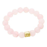 Semi precious stone beaded stretch bracelet - Madeline Love - Flyclothing LLC