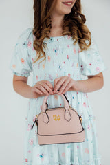 Light Pink Shimmer Girl's Crossbody Purse - Mila & Rose ® - Flyclothing LLC