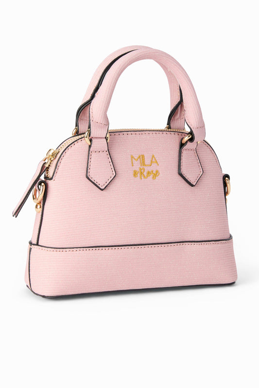 Light Pink Shimmer Girl's Crossbody Purse - Mila & Rose ® - Flyclothing LLC