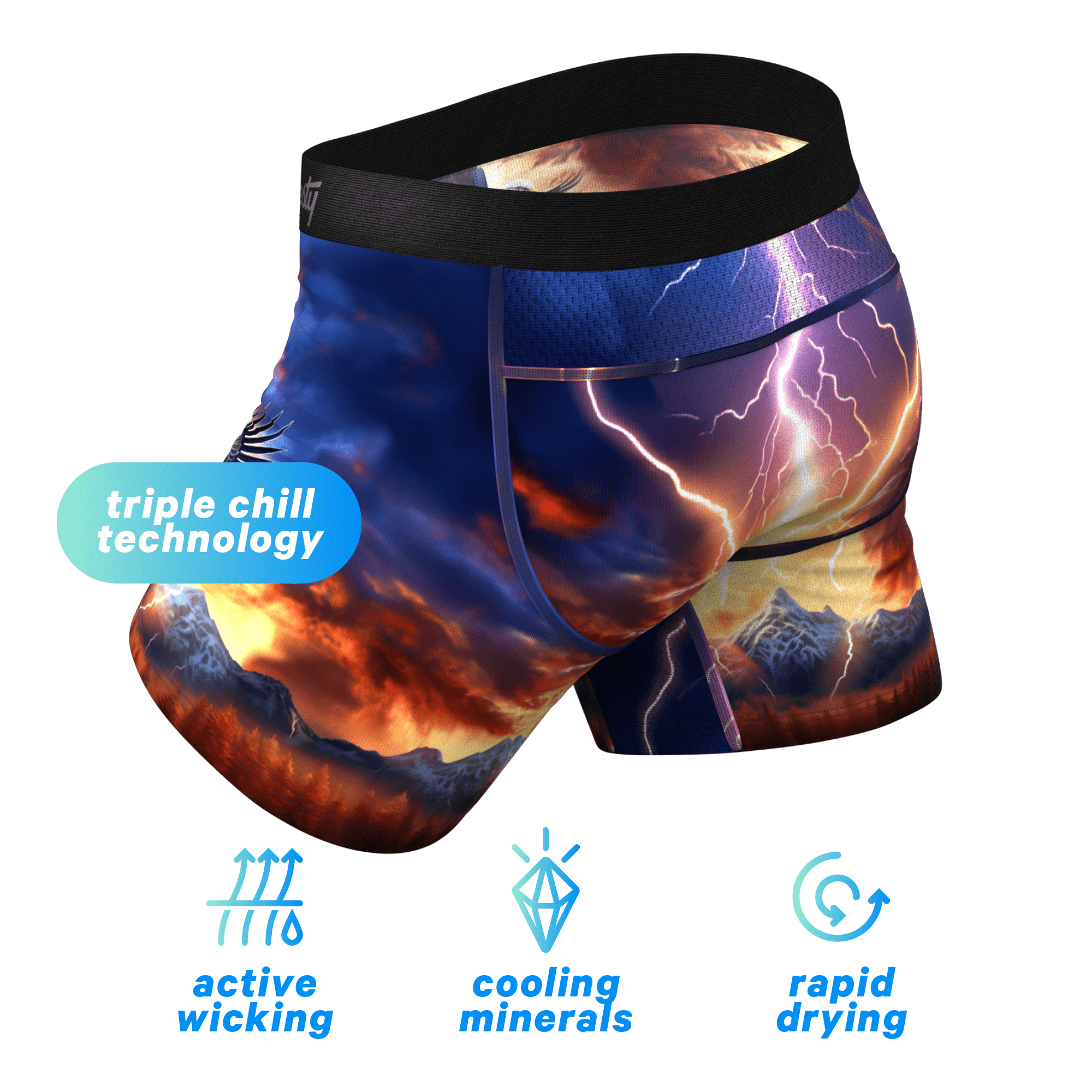 The Lightning Rod | Eagle Lightening paradICE™ Cooling Ball Hammock® Underwear - Shinesty