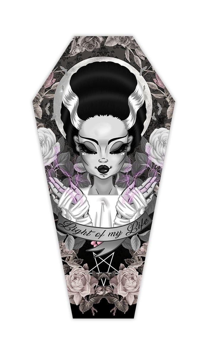 Black Market Art Company Light of My Life & Stretched Canvas Coffin Print