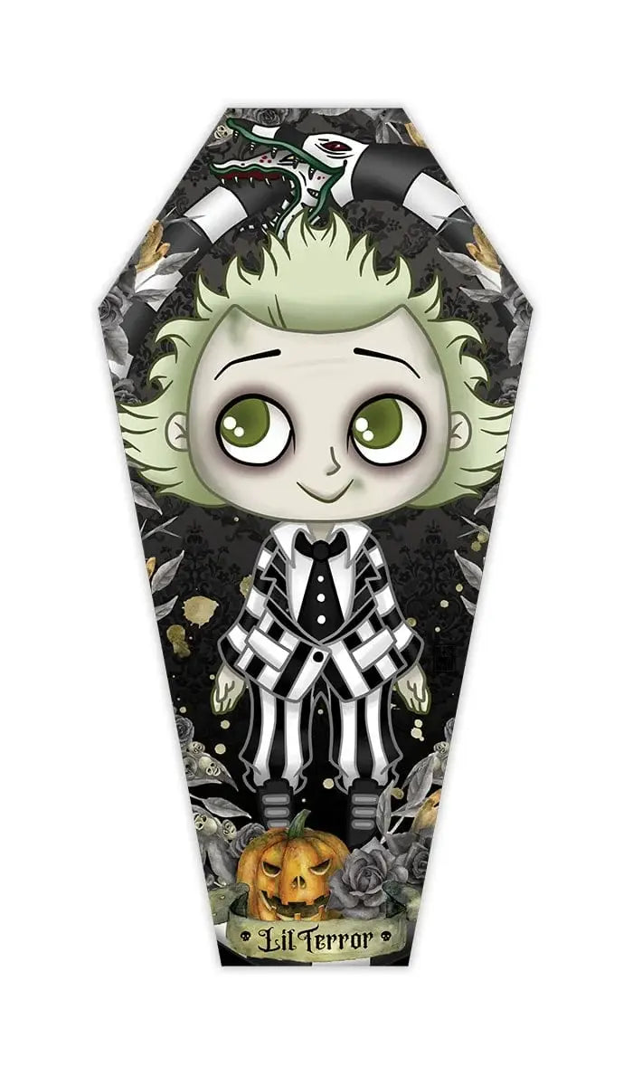 Black Market Art Company Lil Terror & Stretched Canvas Coffin Print - Black Market Art Company - Flyclothing LLC
