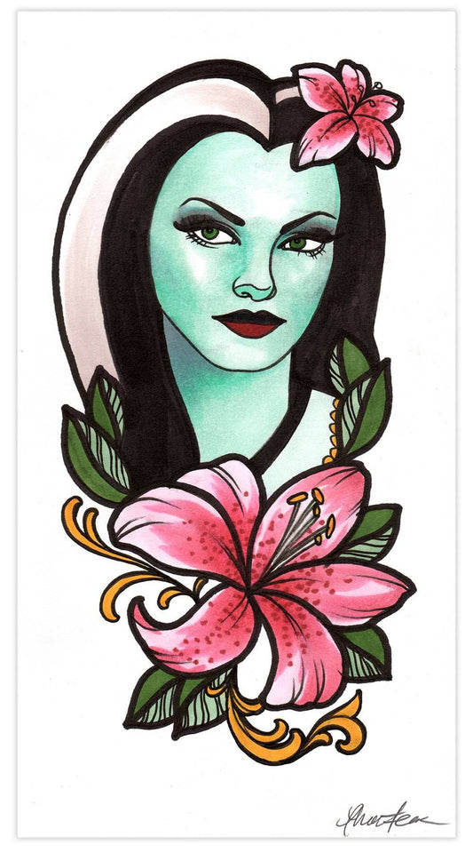 Black Market Art Company Lily Munster Print - Black Market Art Company - Flyclothing LLC
