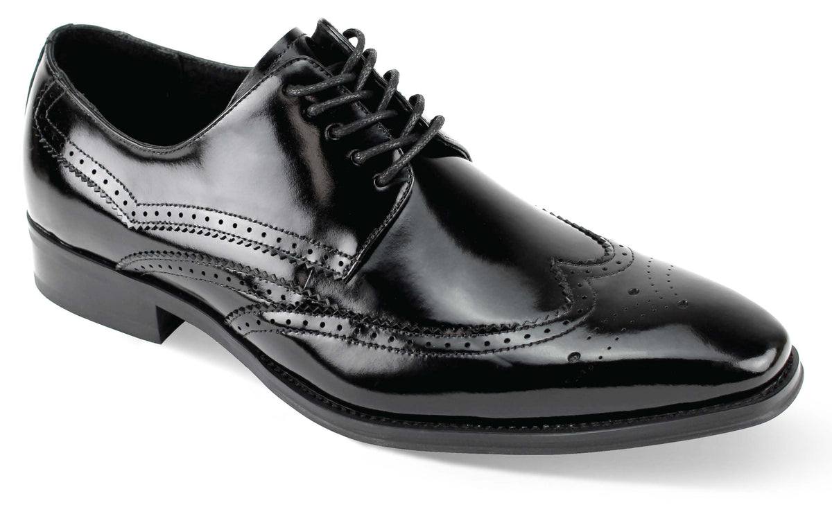 Giovanni Lincoln Black Mens Shoe