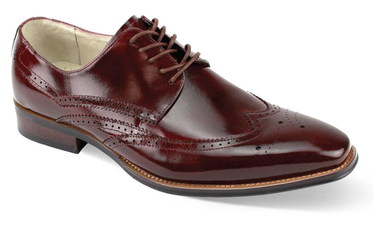 Giovanni Lincoln Burgundy Mens Shoe - Giovanni