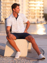 Links Print Polo - White Water Life - Flyclothing LLC