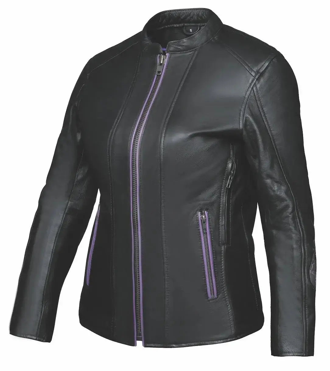 Lita - Women's Leather Motorcycle Jacket - Unik Just for Bikers - Flyclothing LLC