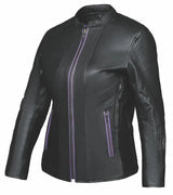 Lita - Women's Leather Motorcycle Jacket - Unik Just for Bikers - Flyclothing LLC