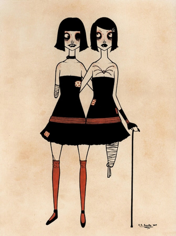 Black Market Art Company Little Accidents Print