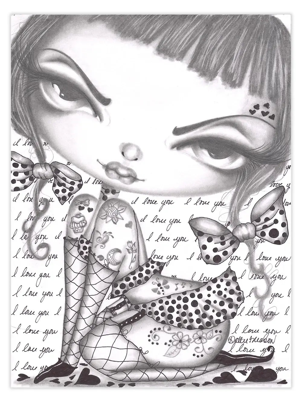 Black Market Art Company Little Chanel Print - Black Market Art Company - Flyclothing LLC