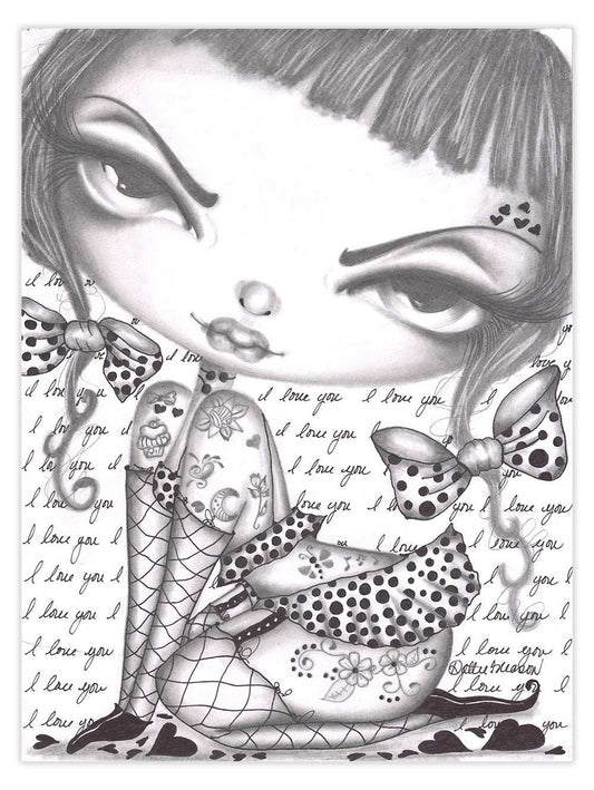 Black Market Art Company Little Chanel Print - Black Market Art Company - Flyclothing LLC