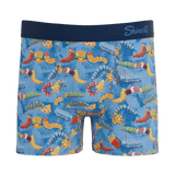 The Little Nibbles | Junk Food Caterpillars Boy's Boxer Briefs - Shinesty - Flyclothing LLC