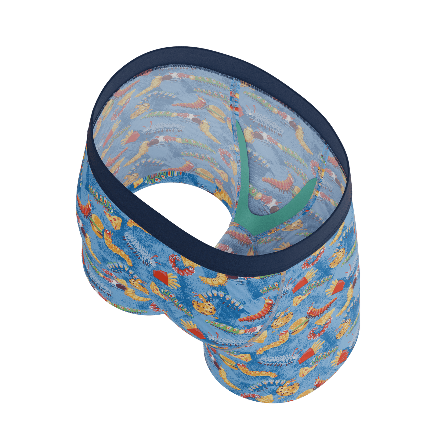 The Little Nibbles | Junk Food Caterpillars Boy's Boxer Briefs - Shinesty - Flyclothing LLC