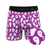 The Little Swimmers | Ghost Print Ball Hammock® Pouch Underwear With Fly - Shinesty - Flyclothing LLC
