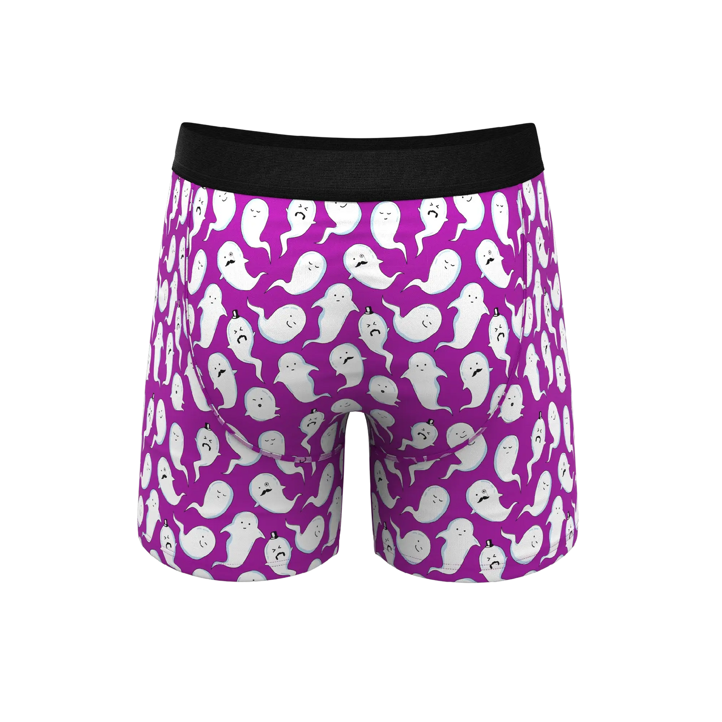 The Little Swimmers | Ghost Print Ball Hammock® Pouch Underwear With Fly - Shinesty - Flyclothing LLC