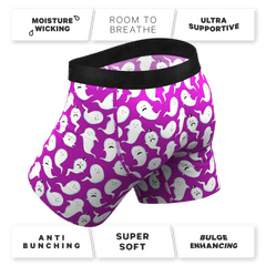 The Little Swimmers | Ghost Print Ball Hammock® Pouch Underwear - Shinesty